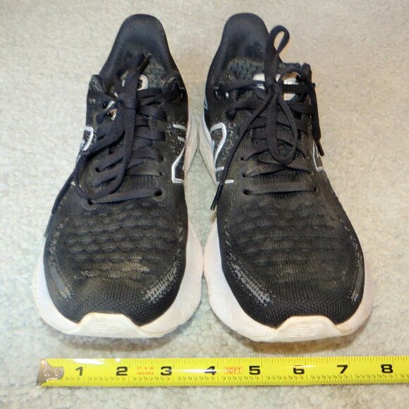 New Balance Fresh Foam 1080 Womens Black Mesh Lace Up Low Top Running Shoes - Picture 12 of 16